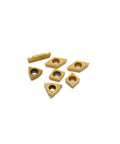 Pro-Grade Carbide Turning Inserts MGMN300 16ER A60 WCMT06T304 CCMT09T304 DCMT11T304 for Five Eighths or Three Quarters Inch Lathe Tool Holder Replacement