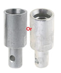 Heavy Duty Earth Auger Drill Bit Water Borer Adapter With Arbor Connector For Your Drill, steel construction, side by side