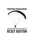 Paragliding Sticker For Paramotor Pilots And Sky Enthusiasts Vinyl Decal Flight Flyin Humor Weatherproof For Laptops Notebooks Water Bottles