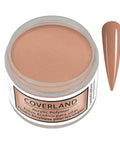 Autumn Indulgence Acrylic Nail Powder Set 6 Pc 1.5 Oz Each Fall Collection in tan shade with attached nail swatch