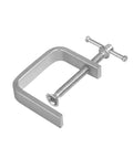 G Shaped C Clamp Set 50mm Heavy Duty Adjustable Woodworking Clips For Wood Plastic Drilling Desk Divider Clips Built Tough Fasteners