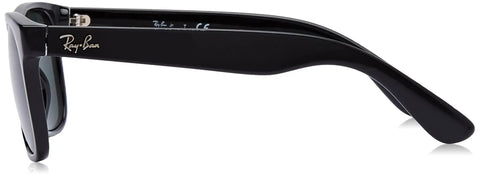 Side view of Junior Kids Square Sunglasses Black Frame With Green Mirrored Lilac Lenses 48 mm XX Small Fit Tiny For Narrow Faces