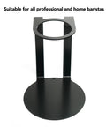 Sleek Black Iron Pour Over Coffee Dripper Rack With Rock Solid Stable Base For Precision Drip Brewing At Home Or Office