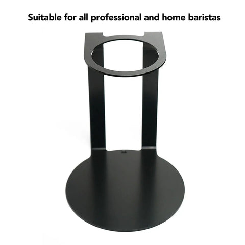 Sleek Black Iron Pour Over Coffee Dripper Rack With Rock Solid Stable Base For Precision Drip Brewing At Home Or Office