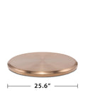 Tabletop Fire Pit Cover For Patio Pits 25.6 Inch Durable Stainless Steel Lid Weather Resistant Outdoor Fire Pit Protector Converts Fire Pit Into A Table For Chill Entertaining Gold