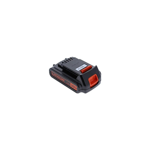 20V Max 15 Ah Lithium Ion Rechargeable Power Tool Battery shown side view on white background for DIY tasks and garden chores.