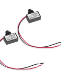 Two Pack Outdoor No Fuss Light Control Sensor Switches With Dusk To Dawn Photocell, 120V AC Hard Wired Post Light Sensor Units
