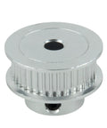Smooth Aluminum Timing Pulley Kit With 20T And 36T Gears For Mills And CNC Builds. Includes Synced Belts, Hex Wrench Keys And High Grade 5MM Bore Housings For Zero Slip Drive Operations That Run Super Cool. 5mm bore aluminum pulley