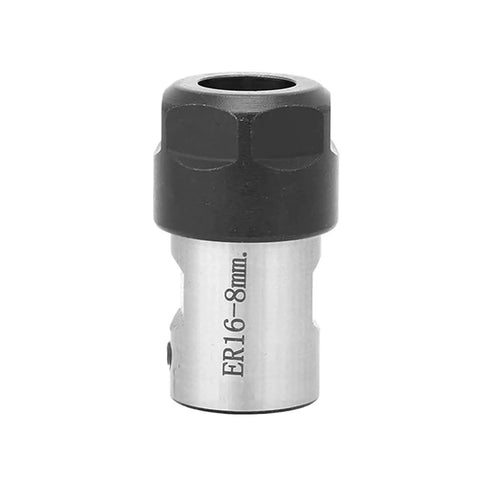 Heavy Duty Lathe Spindle Extension Rod with ER16A grip sleeve, suitable for CNC milling and shop floor projects.