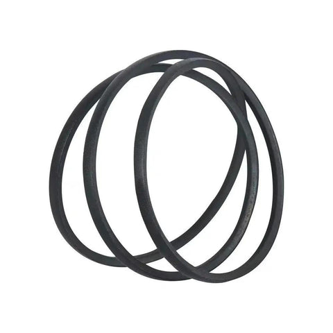 Five Eighth Inch By One Hundred Twenty Seven Inch Lawn Mower Deck Belt Replacement 484100 for Fifty Two Inch Deck shown coiled