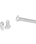 Killer 304 Stainless Steel Flat Head M3 Machine Screw Kit Bundle With Nuts Washers Wrench Keys Solid For Heavy Duty Home Repair And DIY Fixes Durable Anti Corrosion Metal Hardware 662 Pieces Smart Storage Box M3 stainless steel flat head screws shown on white background