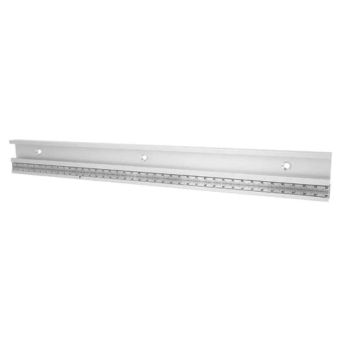 T Track Miter Bar Slider Aluminum Alloy Woodworking Guide Rail With Measuring Scale 400mm length with graduated markings