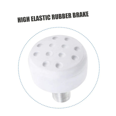 2 Pack Rubber Toe Stops For Roller Skates And Quad Skates, Round Brake Block Stoppers with high elastic rubber brake shown