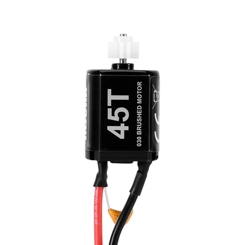 Beefed Up Brushed Motor With Mount For Losi Micro B And Micro T RC Cars 45T Plastic Pinion High Speed Acceleration