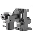 High Performance Fourth And Fifth Axis Electric Hollow Rotary Platform for CNC machining, featuring a compact design with motor-driven actuator.