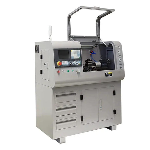 Pro CNC Mini Lathe Built On A Rock Solid Stand With Gsk980Tdc Control, A Killer DIY Workhorse For Precision Metal Turning, Threading And Garage Projects