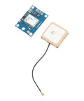 Neo-8M GPS Receiver Module With Built-In Antenna For Arduino Projects 3V To 5V Power Supply Plug And Play Blue Board With LED Indicator