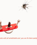 DIY Windshield Repair Bridge Kit For Cracked Glass And Rock Chips Easy To Use Quick Fix Rugged Glass Repair Tool Red