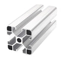 Top Shelf 4040 Aluminum Profile Linear Rail For CNC And 3D Printer DIY Framework Built Rock Solid Custom Machine Frame Smooth Glide Motion Wear Proof Finish, detailed view of aluminum extrusion design.