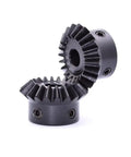 Two Pack Bevel Gear Set For 90 Degree Steering 1.5M 20 Teeth 14mm Shaft Hole M5 Fixing Hole One To One Ratio 1.5 Module 45 Steel