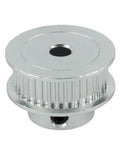 Premium Timing Pulley Kit With 20T And 36T Aluminum Synchronous Wheels 5mm Bore, Includes 200Mm Belt For Smooth 3D Printer And CNC Motion Control Setup, silver 5mm bore pulley