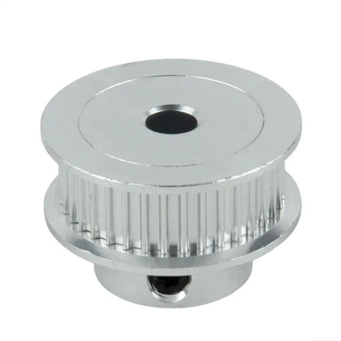 Premium Timing Pulley Kit With 20T And 36T Aluminum Synchronous Wheels 5mm Bore, Includes 200Mm Belt For Smooth 3D Printer And CNC Motion Control Setup, silver 5mm bore pulley