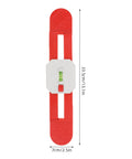 Telescopic Air Conditioner Indoor Unit Level Ruler for Wall Mount, red and white measuring tool, 33.5cm long, portable design.