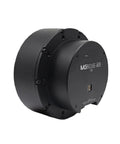MG8016E-i6B V3 dual-encoder planetary reducer with DC servo motor, black housing (front view)