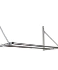 Wall Mounted Folding Tire Storage Rack, 32 To 48 Inch Wide, Holds Up To 300 Lbs, space-saving silver garage organizer