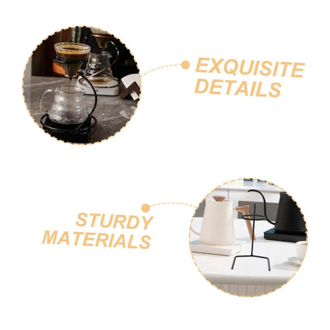 Pair Of Portable Coffee Dripper Holder And Filter Stand For Home Barista Rigs Or Weekend Warrior Campout Vibes Smooth Pour Station with two stands.