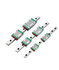 Miniature Linear Guide Rail With Carriage Block For Pro Grade Precision In CNC And 3D Printing, 100 To 800mm Stroke, Slim Low Profile