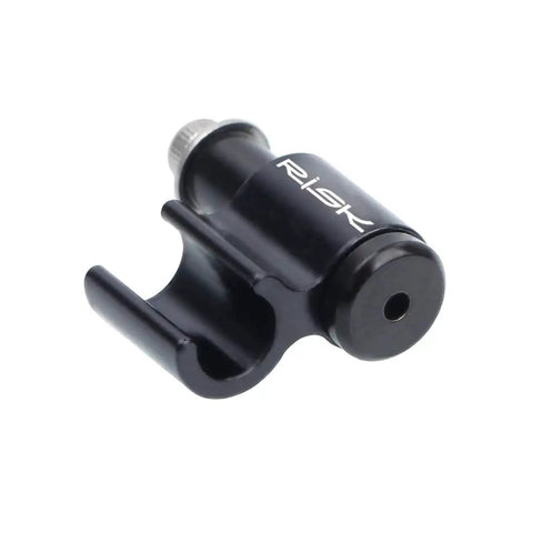 4 Piece Bicycle Brake Cable Guides Aluminum And Stainless Steel Black Durable Set For Cable Housing And Hydraulic Brake Housing 5.6mm Diameter Fits Most Housings