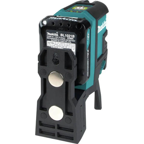 Tough As Nails 12V Max Cordless Self Leveling Green Beam Laser Kit featuring battery and stand for accurate job site leveling.