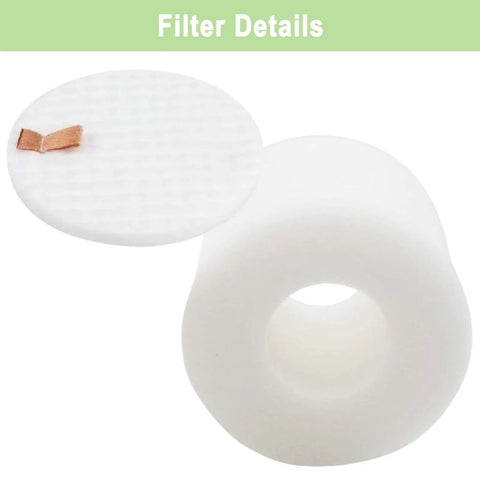 Six Pack IQ Base Pre Motor Foam Replacement Filters For Shark IQ And AI Robot Vacuums R101AE RV1001AE AV912S AV1010AE RV1000 AV993 RV1002AE RV2502AE RV2520AOUS AV2510AOUS