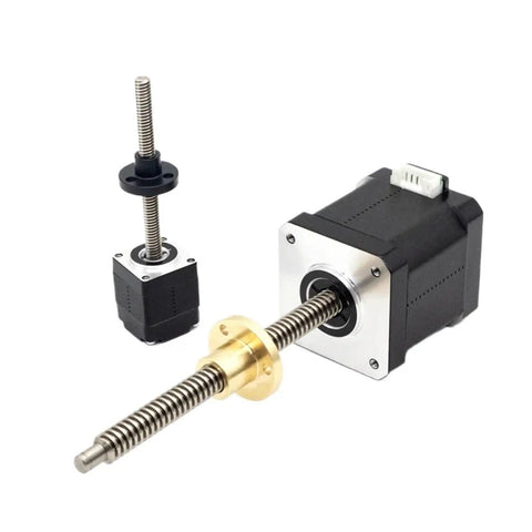Wicked Precise Micro NEMA8 Stepper Motor With Linear Lead Screw Rod Delivering Solid Eight Newtons Of Thrust Paired With Two Millimeter Screw And Hella Smooth Rotation For Any Project