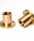 Copper nuts for T8 Lead Screw Tr8x8 8mm Diameter With Brass Nut For CNC And 3D Printer Builds 2mm Lead SUS304 Stainless Steel Rod