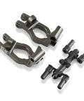 Precision Machined Aluminum C Hub Carrier Caster Block For 1/8 Scale Rc Buggies And Trucks With 17.5 Degree Camber Angle, showing the components.