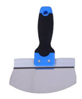 Kick Ass Self Leveling Cement Tool Kit With Long Reach Extension Pole Pro Grade scrapers metal trowel with ergonomic handle