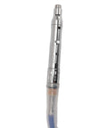 Top Shelf Pneumatic Air Pencil Die Grinder 70000 RPM Rotary Engraving Pen close-up view of chrome body and air hose connection.