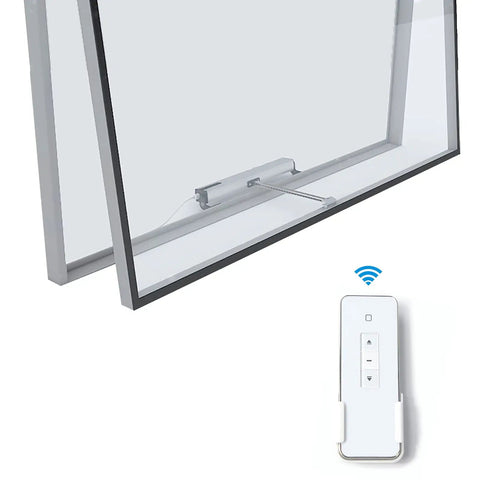 Automatic Electric Window Opener Motor Actuator With Adjustable Travel From 3.94 To 15.75 Inches, remote control
