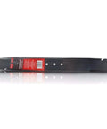 Side view of Atomic Blade 22 Inch Recycler Lawn Mower Blade For Pro Grade Cutting On 22 Inch Mowers With Steel Decks Genuine Replacement Part