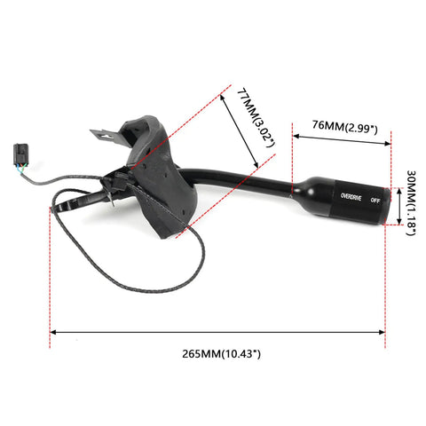 Automatic Transmission Gear Lever With Connector Replacement For F350 F450 F550 5C3Z7210AAA with 265mm dimensions