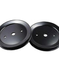Top Notch 2 Pack Spindle Drive Pulleys For Your Ride With Part Numbers 195945 And 197473 Compatible With 42 And 46 Inch Mowers.