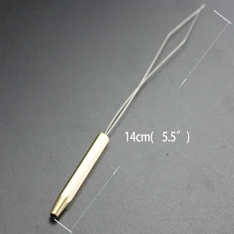Fishing Line Winder And Fly Tying Bobbin Threader Tool For Outdoor Finisher With Stainless Steel And Brass Build, Easy Threading, Durable Angling Gear For Precise Thread Alignment And Quick Tying, 14cm tool