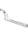 Metal spanner from 4 Piece Adjustable Spanner Wrench Set With Round Head Hooks, C Pin Wrenches For Machines, Vehicles And Mechanical Equipment