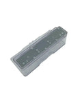 2 In 1 Dust Box And Water Tank For Liectroux ZK901 Robot Vacuum Cleaner Spare Parts, clear plastic material, angled view