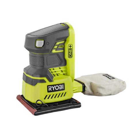 18V Palm Sander Pro Grade With 12,000 RPM 1/4 Sheet Power, Onboard Dust Bag, Ergonomic Rubber Grip, Battery Not Included