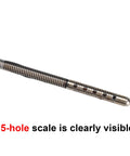 Engine Oil Dipstick With Innovative Oil Level Reading System For Mini Cooper S R52 R53 2002 2008 Clubman Paceman Convertible All Engines OE 11437509784 Easy Fit Accurate Oil Level Check No More Guesswork showing 5-hole scale detail