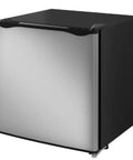 Compact Upright Freezer Silver 1.1 Cu Ft Countertop Mini Freezer Solid Pick For Dorms And Offices, sleek design.