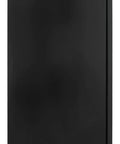Heavy Duty Two Door Merchandising Freezer Featuring Slick Black Panels And A Generous 53 Inch Profile, front view.